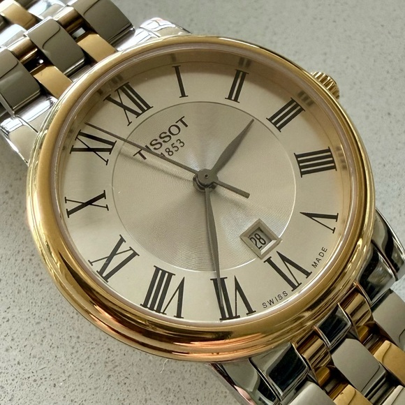 Ladies Tissot Carson two tone watch 30mm - Picture 10 of 11